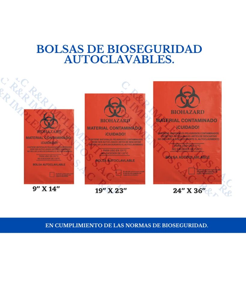 BOLSAS AUTOCLAVABLES